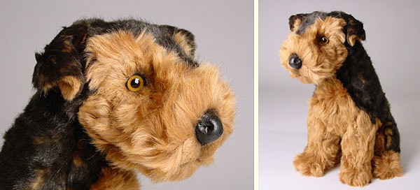 Piutre Stuffed Plush Airedale