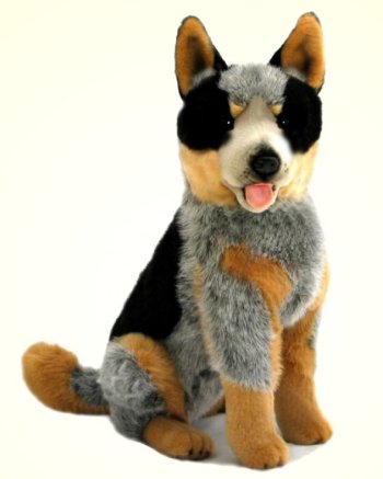 cattle dog plush toy