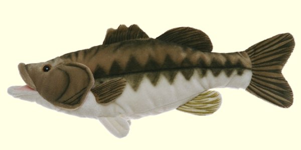 Cabin Critters Stuffed Plush Large Mouth Bass