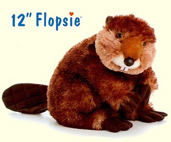Stuffed Plush Builder Beaver