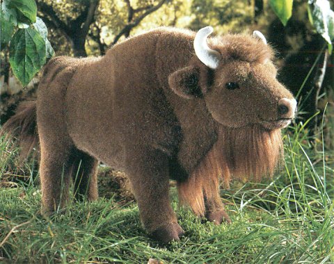 Kosen Plush European Bison Stuffed Animal