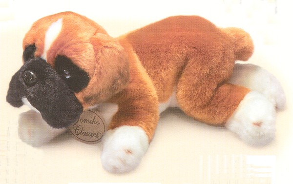 stuffed boxer puppy dog