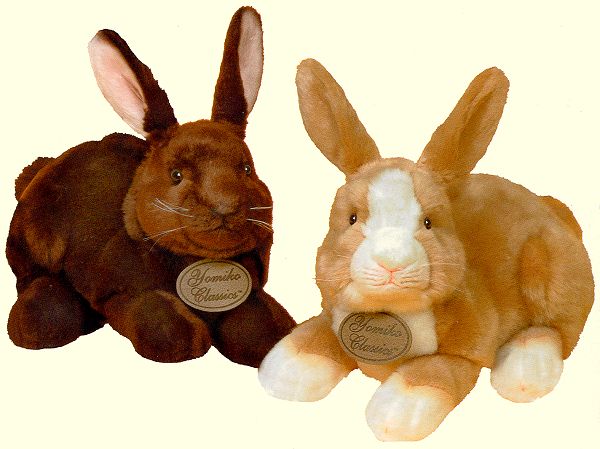 Russ Berrie Stuffed Plush Dutch Bunnies