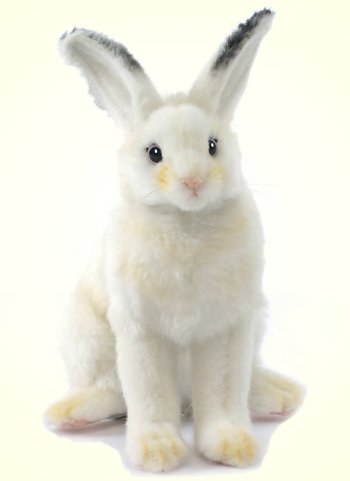 snow bunny stuffed animal