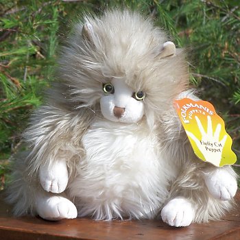 Folkmanis Fluffy Stuffed Cat