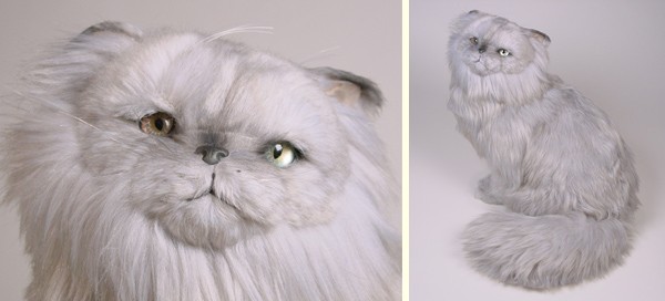 stuffed persian cat