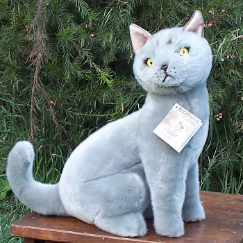 Bocchetta Greyson Stuffed Plush Russian Blue Cat