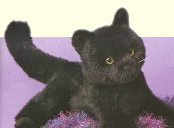 Douglas Stella Stuffed Plush Black Cat