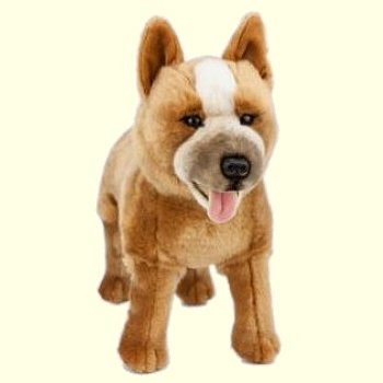 Bocchetta Jessie Red Plush Australian Cattle Dog Stuffed Animal