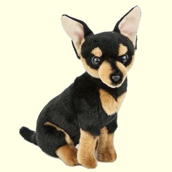 black chihuahua stuffed animal