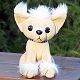 Stuffed Plush Chinese Crested Dog
