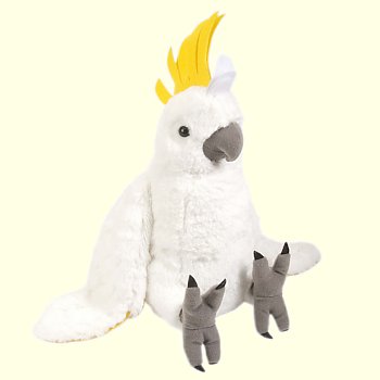 Wild Republic Stuffed Plush Cockatoo