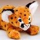 Wildlife Artists Stuffed Plush Cougar Cub