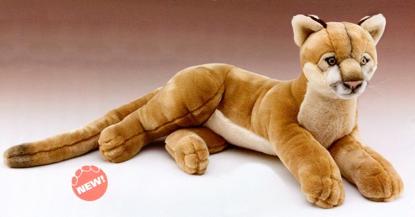 large stuffed cougar
