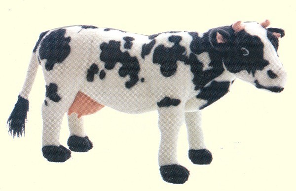 big stuffed cow