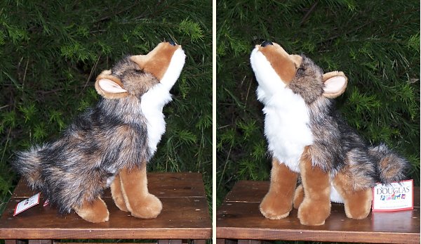stuffed coyote toy