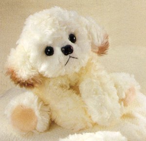 Russ Berrie Stuffed Plush Bichon Frise