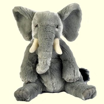 stuffed jumbo elephant
