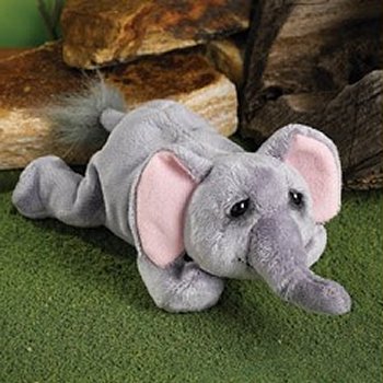 Lou Rankin Hoover Stuffed Plush Elephant
