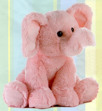 pink plush elephant