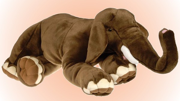 Stuffed Plush Asian Elephant from Stuffed Ark