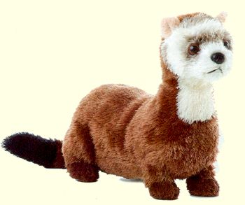 Aurora Stuffed Sable Ferret