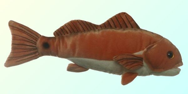 Cabin Critters Stuffed Plush Red Fish
