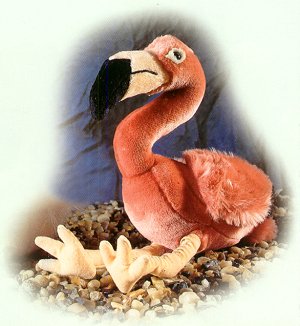 life size stuffed flamingo