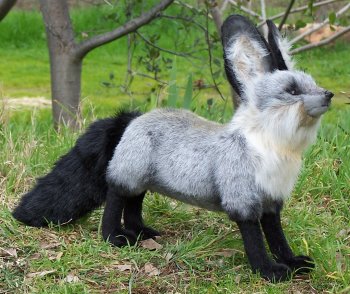 Hansa Stuffed Plush Bat-Eared Fox