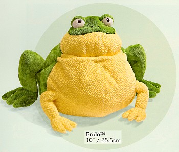 bean the frog plush