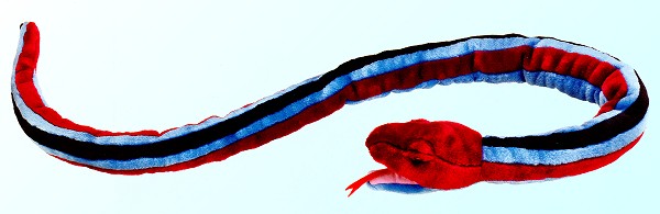 Wildlife Artists Plush Bluestriped Garter Snake Stuffed Animal