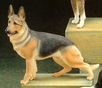 Country Artists German Shepherd Sculpture