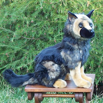 Hansa Stuffed Plush German Shepherd
