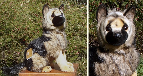 Hansa Stuffed Plush German Shepherd
