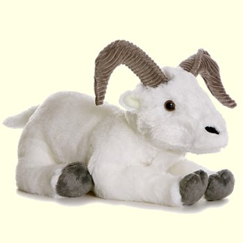 Aurora Plush Mountain Goat Stuffed Animal