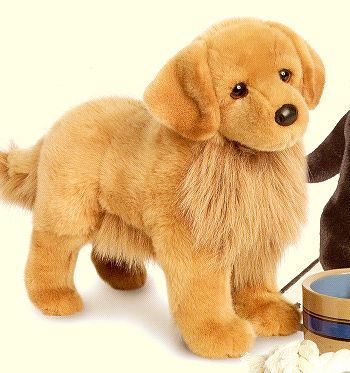Lucky Standing Stuffed Golden Retriever