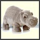Aurora Zomba Stuffed Plush Hippo