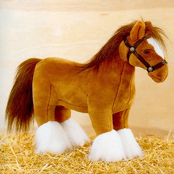 Aurora Plush Clydesdale Horse