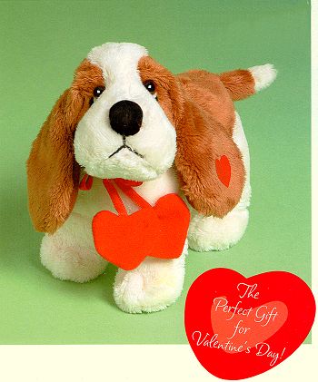 husky valentine stuffed animal