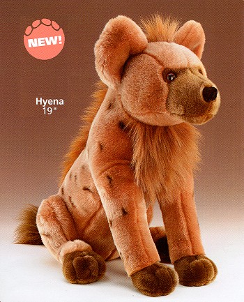 hyena stuffed animal