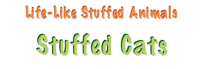 Stuffed Plush Cats from Stuffed Ark