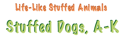 Stuffed Dogs from Stuffed Ark