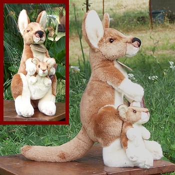 Stuffed Plush Kangaroo from Stuffed Ark