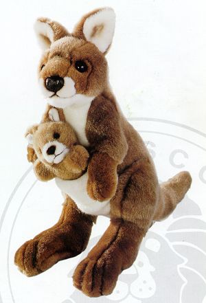 small stuffed kangaroo