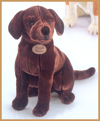 chocolate lab stuffed animal