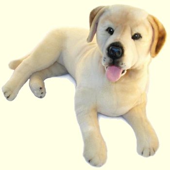 yellow lab stuffed animal