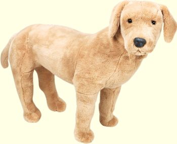 Melissa and Doug Lifelike Stuffed Plush Yellow Lab