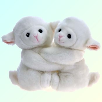 Fiesta Best Friends Fur-Ever Stuffed Plush Lambs