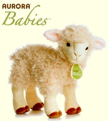 stuffed baby lamb