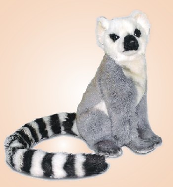 Hansa Stuffed Plush Sitting Lemur